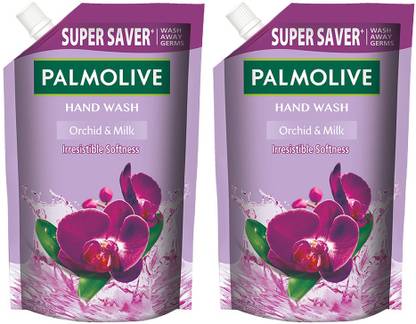 Palmolive Orchid & Milk Combo Saver Pack Hand Wash Pouch  (2 x 750 ml)