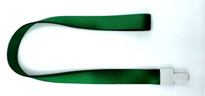 Color Plastic ID Badge Holder Clip GREEN