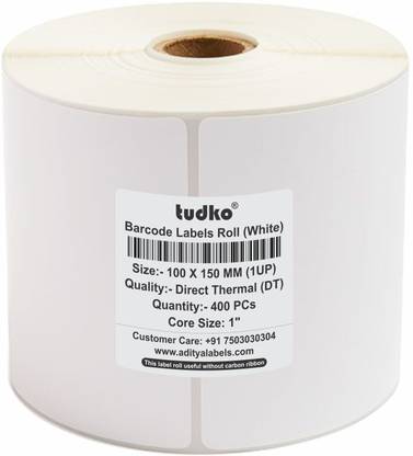 tudko 100 mm X 150 mm Thermal Self Adhesive Paper Label Price ...