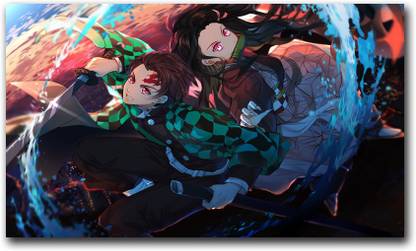 Deepikadecor Anime Wall Poster Best Quality Demon Slayer Kimetsu No Yaiba Tanjiro Nezuko Price In India Buy Deepikadecor Anime Wall Poster Best Quality Demon Slayer Kimetsu No Yaiba Tanjiro Nezuko Online