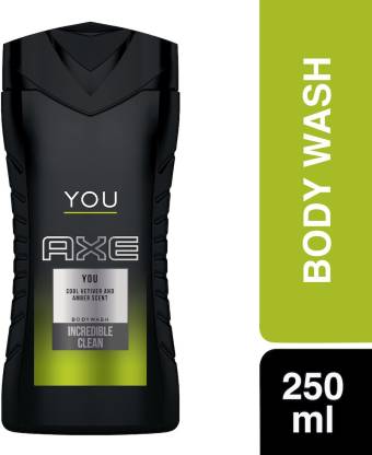 Lodge Werkgever puppy AXE You Incredible Clean Shower Gel | Cool Vetver & Amber Scent 250ml: Buy  AXE You Incredible Clean Shower Gel | Cool Vetver & Amber Scent 250ml at  Low Price in India 