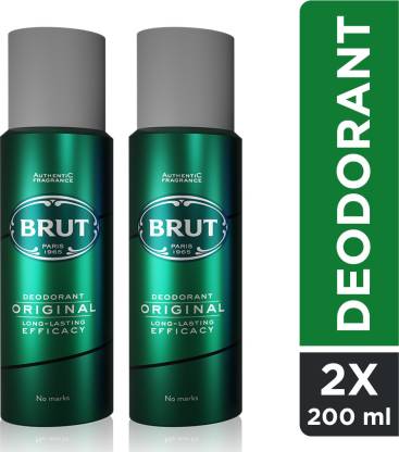 BRUT Original Deodorant Spray For Men Deodorant Spray  –  For Men  (400 ml, Pack of 2)
