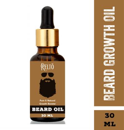 Relto 100 Natural Beard Growth Oil For Strong And Healthy Beard Pure Natural Ingredients With No Side Effects 30ml Beard Oil Bottle Hair Oil Price In India Buy Relto 100 Natural
