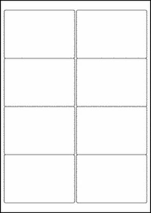 Oddy ST-8A4100 ( 8 LABEL PER A4 SHEET) PACK OF 100 self ...