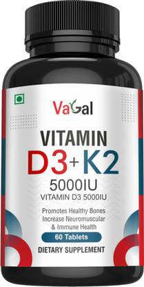 Vagal Vitamin D3 K2 Supplement Vitamin For Bone And Heart Health Price In India Buy Vagal Vitamin D3 K2 Supplement Vitamin For Bone And Heart Health Online At Flipkart Com