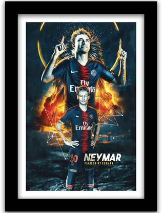 Neymar Jr. Framed Poster for Room and Office - Neymar Posters with Frame Paper Print - Personalities posters in India - Buy art, film, design, movie, music, nature and educational paintings/wallpapers at Neymar Jr. Framed Poster for Room and Office - Neymar Posters with Frame Paper Print - Personalities posters in India - Buy art, film, design, movie, music, nature and educational paintings/wallpapers at