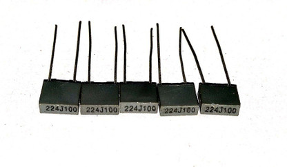0.1uF 20PCS 100nF 100V Polyester Film Capacitor 104 Poly 