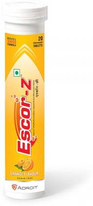 Escor Z Vitamin C Orange Flavour Sugar Free Tablets 20 S Price In India Buy Escor Z Vitamin C Orange Flavour Sugar Free Tablets 20 S Online At Flipkart Com