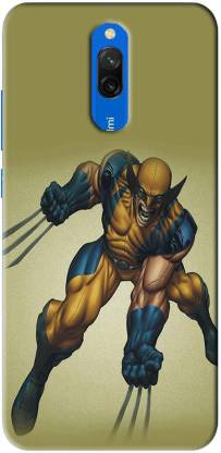 NDCOM Back Cover for Redmi 8A Dual Wolverine X Men Printed
