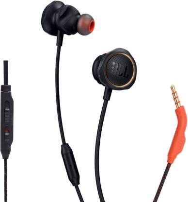 JBL Quantum 50 Wired Gaming Headset  (Black, Orange, In the Ear)