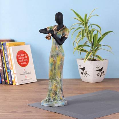 Beckon Venture Handicraft Musical Lady Statue For Home Decor Items Decorative Items For Room Decorative Item In Showpieces Decoration Items For House Handicraft Home Decor Showpiece Figurine Statues Statue For Gift Handicraft Handicraft Items In