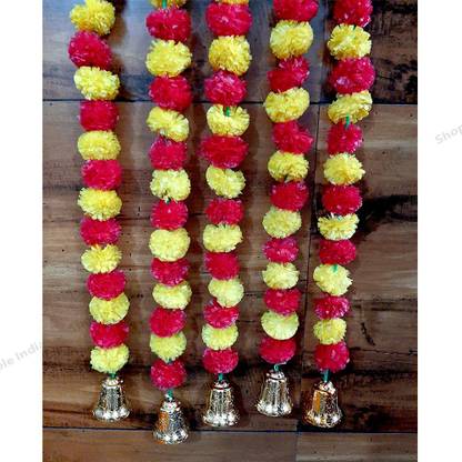 Shople India Multicolor Marigold Artificial Flower Price In India Buy Shople India Multicolor Marigold Artificial Flower Online At Flipkart Com
