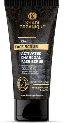 khadi charcoal scrub
