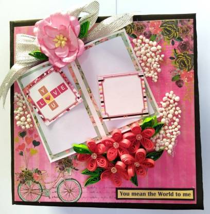 Quilling Treasures Crafts Handmade Love Scrapbook Album Price In India Buy Quilling Treasures Crafts Handmade Love Scrapbook Album Online At Flipkart Com