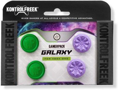 KontrolFreek FPS Freek Galaxy White for Xbox One Controller Performance Thumbsticks White 1 Mid-Rise 1 High-Rise 