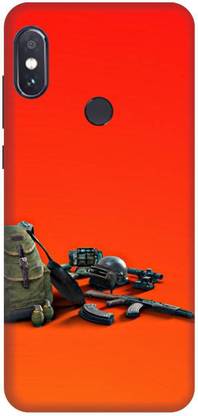 Printveesta Back Cover For Redmi Note 6 Pro Pubg Pubg Man Pubg Mobile Game Printed Back Cover Printveesta Flipkart Com