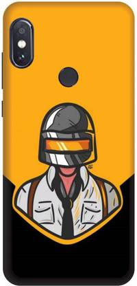 Printveesta Back Cover For Redmi Note 6 Pro Pubg Pubg Man Pubg Mobile Game Printed Back Cover Printveesta Flipkart Com