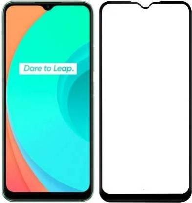 NKCASE Edge To Edge Tempered Glass for Realme C11,Realme C12,Realme C15,Realme C3,Realme 5i,Realme Narzo 10