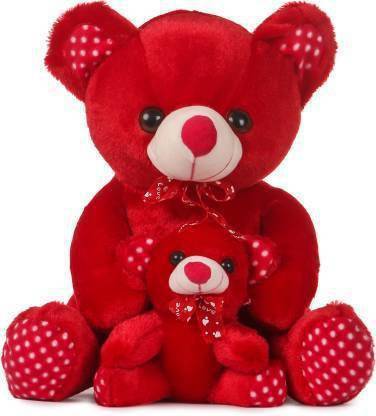 Crazy Dips Mother And Baby Teddy Bear I Love You Jumbo For Some One Special 40cm Red 40 Cm Red 40 Cm Mother And Baby Teddy Bear I Love