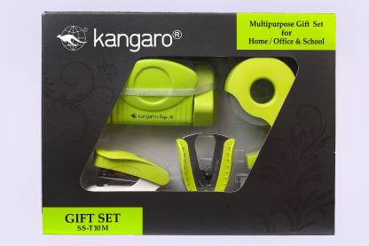 Kangaro Stationery Office Set  (P Green)