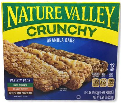 Nature Valley Crunchy Granola Bars Variety Pack Oats And Honey Peanut Butter Oats N Dark Choclate 8 94 Oz Price In India Buy Nature Valley Crunchy Granola Bars Variety Pack Oats And