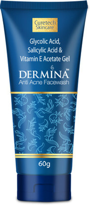 dermina anti acne face wash use