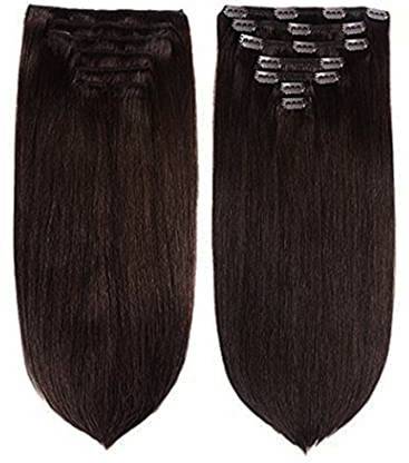 AP Real Human Extensions clip in 7pcs 12 inch Straight Indian Virgin Human Remy Extensions(Natural 12 AP Real Human Extensions clip in 7pcs 12 inch Straight Indian Virgin Human Remy Extensions(Natural 12