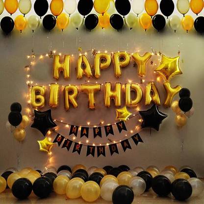 Happy Birthday Balloons Near Me Surprise Decor Happy Birthday Balloons Quarantine Theme Decorations/Black Gold Supplies/Foil Balloon,Latex Balloon, Star And Banner Items Decoration Kit For Kids & Adult - 42 Pieces Price In India - Buy Surprise Decor Happy Birthday Balloons Near Me Surprise Decor Happy Birthday Balloons Quarantine Theme Decorations/Black Gold Supplies/Foil Balloon,Latex Balloon, Star And Banner Items Decoration Kit For Kids & Adult - 42 Pieces Price In India - Buy Surprise Decor