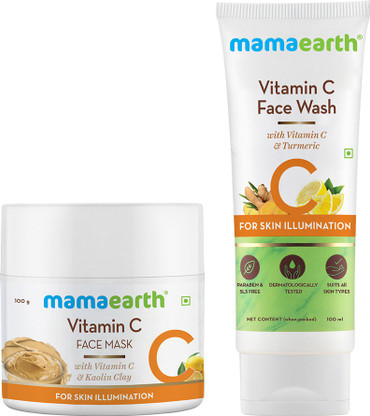 mamaearth vitamin c foaming face wash