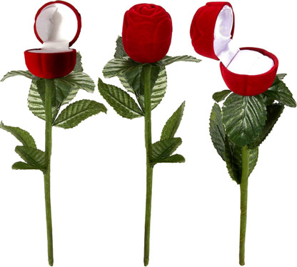 rose ring box with ring