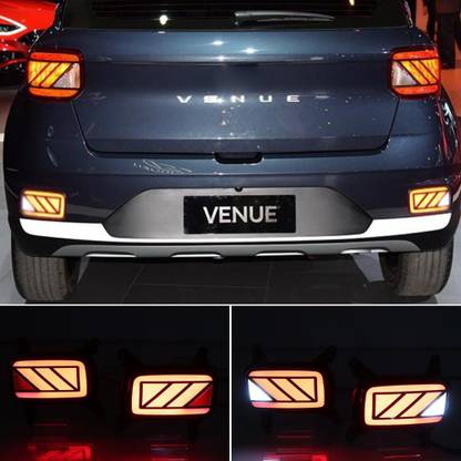 Immutable Rr 7456 Back Bumper Reflector Led Brake Light For Hyundai Venue Tail Light Design Set Of 2 Car Reflector Light Price In India Buy Immutable Rr 7456 Back Bumper Reflector Led