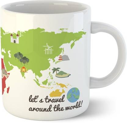 Map Of The World Mug