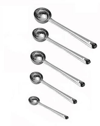 Set of 5 Large Stainless Steel Serving Soup King Spoons 10 