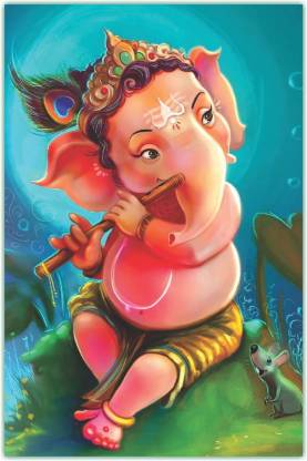 Sweet ganesha image, Wall Poster Photographic Paper - Religious, Art &  Paintings, Animation & Cartoons posters in India - Buy art, film, design,  movie, music, nature and educational paintings/wallpapers at 