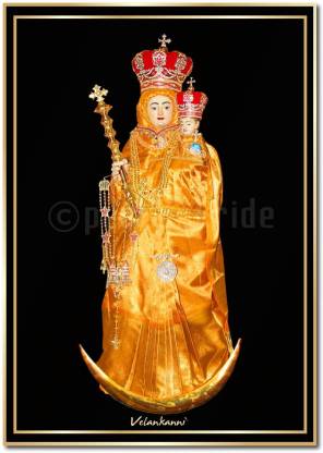 Our Lady of Velankanni I Velankanni Matha I Jesus Christ I Wall Poster A4  Fine Art Print - Religious posters in India - Buy art, film, design, movie,  music, nature and educational