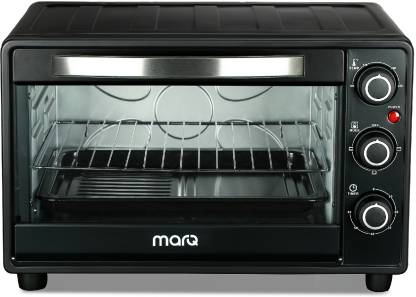 MarQ By Flipkart 26-Litre 26AOTMQB Oven Toaster Grill (OTG) with 4 Skewers and Inbuilt light  (Black)