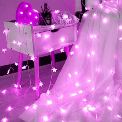 A one creations 20 LEDs 7.98 m Pink Rice Lights