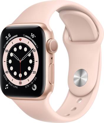 APPLE Watch Series 6 GPS MG123HN/A 40 mm Gold Aluminium Case with Pink Sand Sport Band