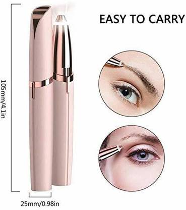 BOURGEON Painless Electric Eyebrow Trimmer Facial Hair Remover Shaver Epilator With Light For Women Girls Ladies Safe Battery Operated and Portable Clipper (White & Rose Gold) Cordless Epilator Price in India - BOURGEON Painless Electric Eyebrow Trimmer Facial Hair Remover Shaver Epilator With Light For Women Girls Ladies Safe Battery Operated and Portable Clipper (White & Rose Gold) Cordless Epilator Price in India -
