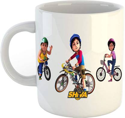 PERSZONE Shiva Cartoon Character Ceramic Coffee Mug Price in India - Buy  PERSZONE Shiva Cartoon Character Ceramic Coffee Mug online at 