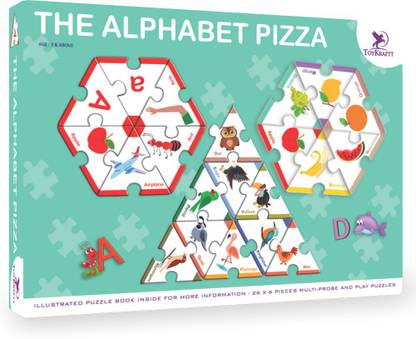 Toykraftt The Alphabet Pizza Alphabet Learning Game For 4 To 6 Year Olds The Alphabet Pizza Alphabet Learning Game For 4 To 6 Year Olds Shop For Toykraftt Products In India Flipkart Com