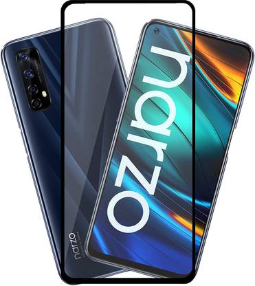 NKCASE Edge To Edge Tempered Glass for Realme Narzo 20 Pro
