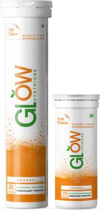 glow glutathione l glutathione vitamin c 45 tablets