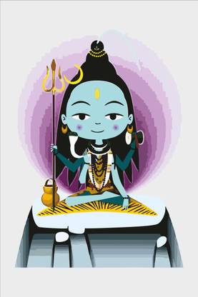 Ub Printer, Lord Shiva Poster, Lil Shiva 67, (12x18) inches, 300 GSM, with Matte Finish Fine Art Print - Ub Tofa posters - Art & Paintings posters in India - Buy art, Ub Printer, Lord Shiva Poster, Lil Shiva 67, (12x18) inches, 300 GSM, with Matte Finish Fine Art Print - Ub Tofa posters - Art & Paintings posters in India - Buy art,