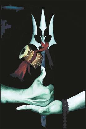 Ub Printer, Lord Shiva Poster, trishula 8, (12x18), 300 GSM, with Matte Finish Fine Art Print - Ub Tofa posters - Art & Paintings posters in India - Buy art, film, design, Ub Printer, Lord Shiva Poster, trishula 8, (12x18), 300 GSM, with Matte Finish Fine Art Print - Ub Tofa posters - Art & Paintings posters in India - Buy art, film, design,