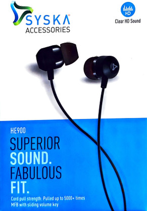 syska headphones with mic