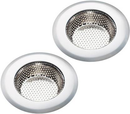 Kitchenfest 2 Pcs Stainless Steel Sink Strainer Kitchen Drain Net Basin Basket Filter Stopper Drainer Jali Strainer Price In India Buy Kitchenfest 2 Pcs Stainless Steel Sink Strainer Kitchen Drain Net Basin