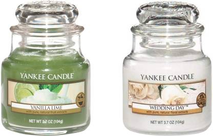 Yankee Candle Classic Jar Vanilla Lime and Wedding Day Scented Candle Price  in India - Buy Yankee Candle Classic Jar Vanilla Lime and Wedding Day  Scented Candle online at Flipkart.com
