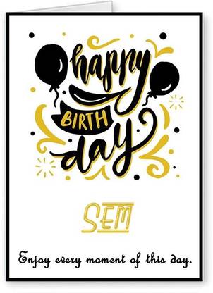 Midas Craft Happy Birthday Sem 03 Bithday Message Greeting Card Price In India Buy Midas Craft Happy Birthday Sem 03 Bithday Message Greeting Card Online At Flipkart Com