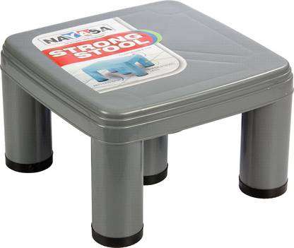 NAYASA Strong No 515 Plastic Patla, Grey Bathroom Stool Price in India ...